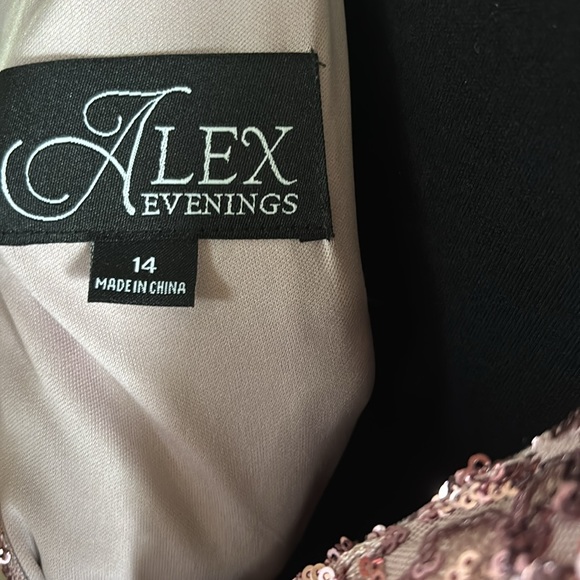 Alex Women’s all over sequins stretchy fitted formal evening dress - Picture 8 of 8